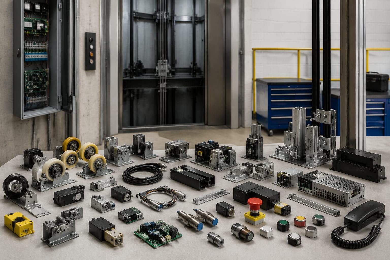 Accesorios para ascensores: guía de selección y compatibilidad