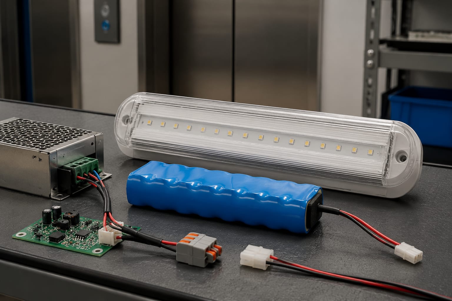 Luz de emergencia de ascensor: prueba y reparación